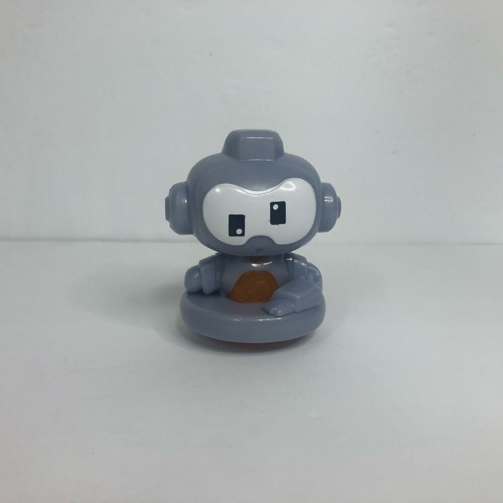 2020 mcdonalds robot spinning top grey discovery mindblown #5 happy meal toy